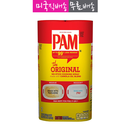 Pam Original Cooking Spray 팸 오리지널 카놀라 오일 블랜드 스프레이 680g[블랙멍키즈], 1팩 추천해요