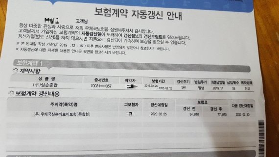 훌쩍 뛴 실손보험료... 우체국이 정부지침 앞장서 어겼다 훌쩍 뛴 실손보험료... 우체국이 정부지침 앞장서 어겼다