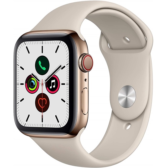  애플 Apple Watch Series 5 GPS  Cellular 44mm Gold Stainless Steel Case with Sto