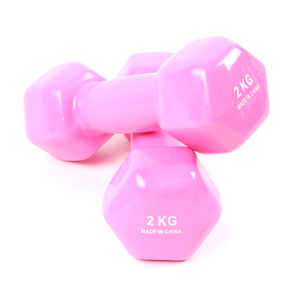 (로켓배송)스포뱅크 칼라 코팅 아령 2kg, 2개입, 핑크 추천해요 (로켓배송)스포뱅크 칼라 코팅 아령 2kg, 2개입, 핑크 추천해요