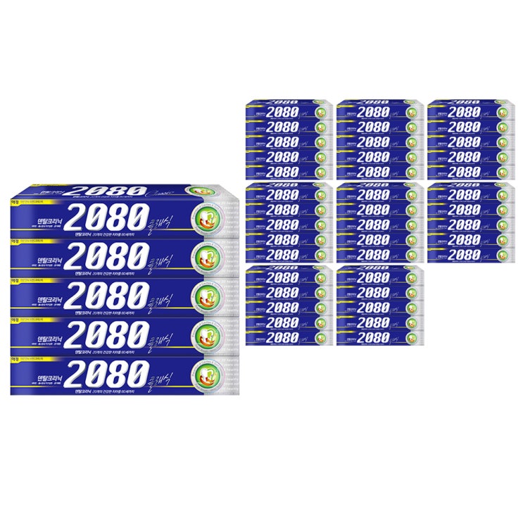  <핫딜><핫딜>가성비가 좋은 2080 클래식 치약, 170g, 45개 들여가세요~~