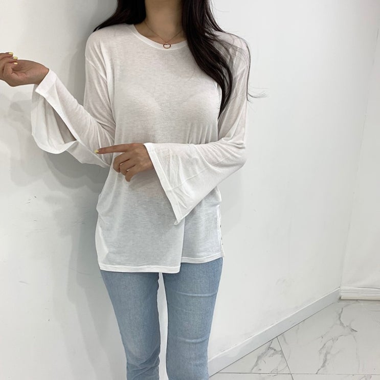 아이이뻐라 쉬폰 여리여리 트임 긴팔 여름티셔츠 추천해요 아이이뻐라 쉬폰 여리여리 트임 긴팔 여름티셔츠 추천해요