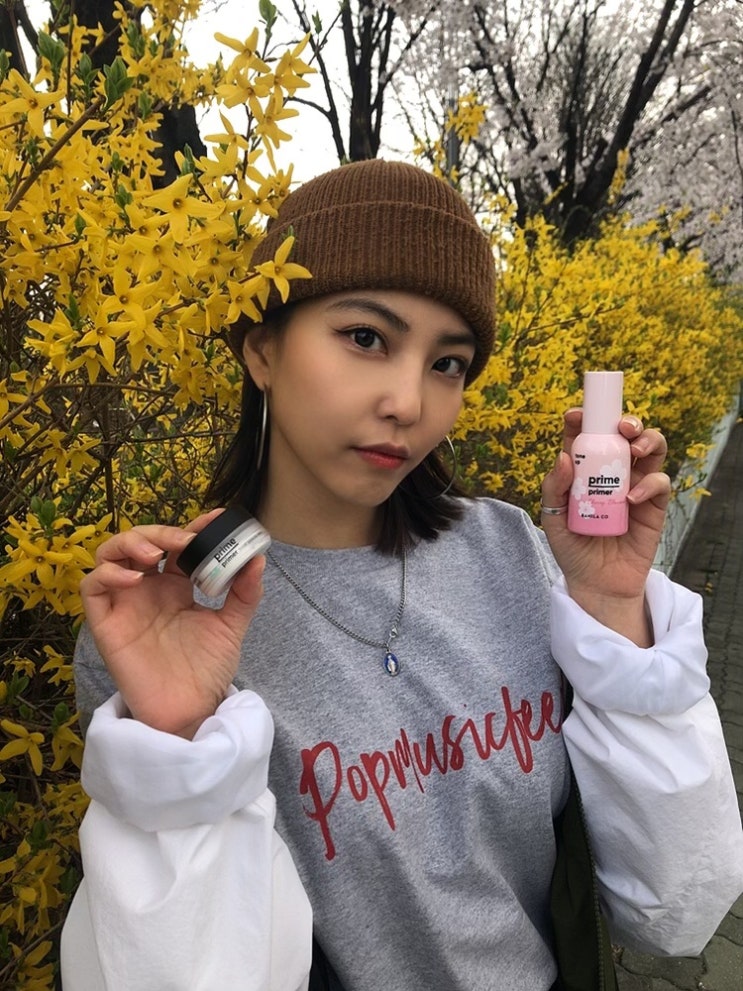  봄맞이 바닐라코 벚꽃 톤업과 피니쉬 파우더 미니로 마스크 메이크업하자!! #퍼플라이프
