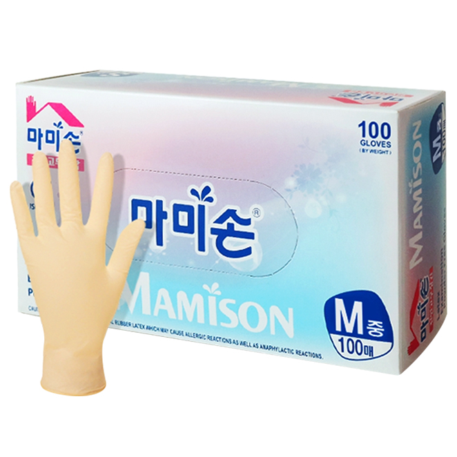 마미손 라텍스 천연고무장갑 100매 라텍스 고무장갑, 마미손 라텍스 천연고무장갑 100매 중, 1개 가격정보 마미손 라텍스 천연고무장갑 100매 라텍스 고무장갑, 마미손 라텍스 천연고무장갑 100매 중, 1개 가격정보