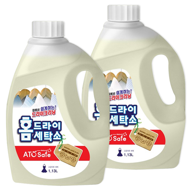 (로켓배송)아토세이프 홈드라이 세제, 1.13L, 2개입 추천해요