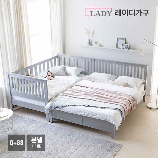 레이디가구 스칸딕 데일리 패밀리침대 Q+SSDB_본넬, 베이비핑크 추천해요 레이디가구 스칸딕 데일리 패밀리침대 Q+SSDB_본넬, 베이비핑크 추천해요