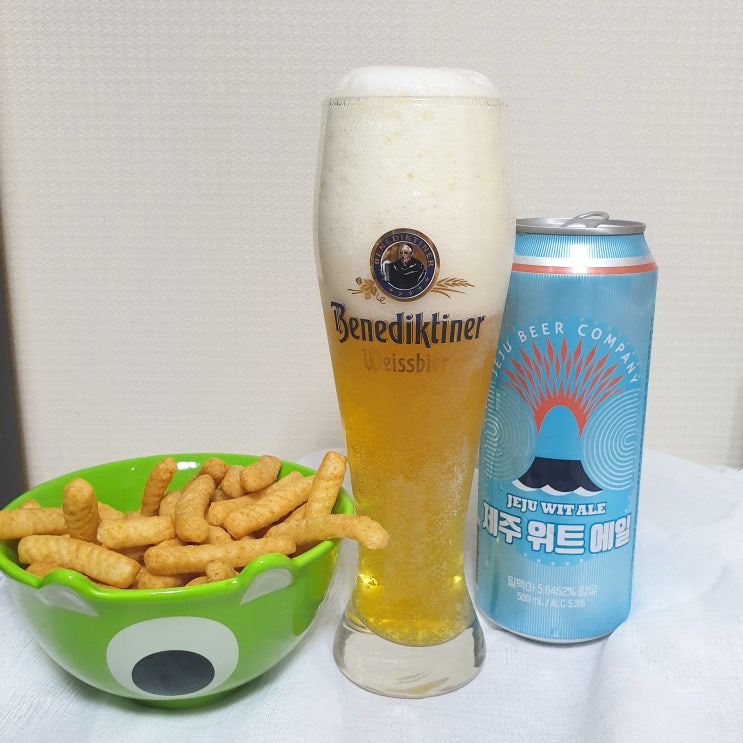  제주 위트 에일 맥주 먹어봤어요