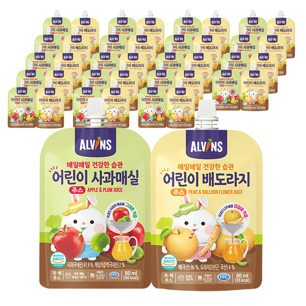 (로켓배송)엘빈즈 매일매일 건강한습관 어린이 배도라지 80ml x 20p + 사과매실 80ml x 20p, 배도라지, 사과매실, 1세트 추천해요 (로켓배송)엘빈즈 매일매일 건강한습관 어린이 배도라지 80ml x 20p + 사과매실 80ml x 20p, 배도라지, 사과매실, 1세트 추천해요
