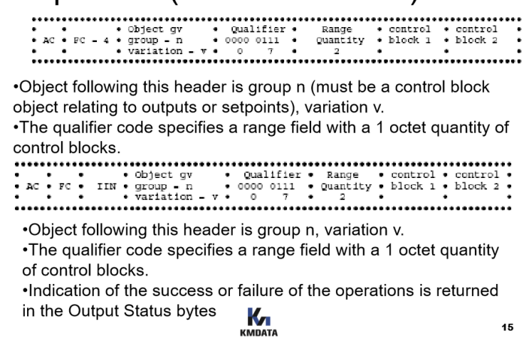  DNP Function Codes 3