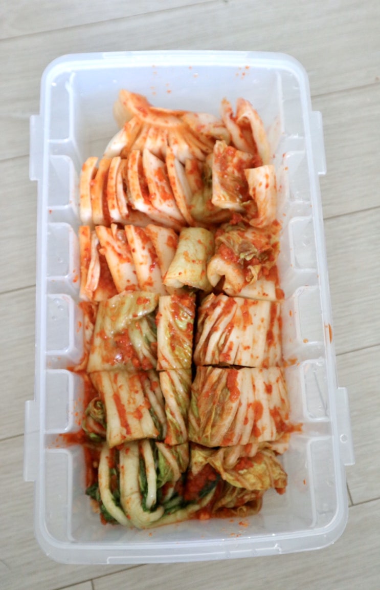  100%국산 깐깐송도순김치 솔직후기~
