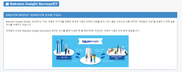  열번째_RAKUTEN INSIGHT SURVEYS(라쿠텐 인사이트) 소소한 설문조사 부업