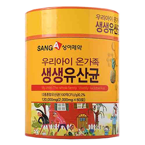 상아제약 우리아이 온가족 생생유산균, 2g, 60개입 추천해요 상아제약 우리아이 온가족 생생유산균, 2g, 60개입 추천해요