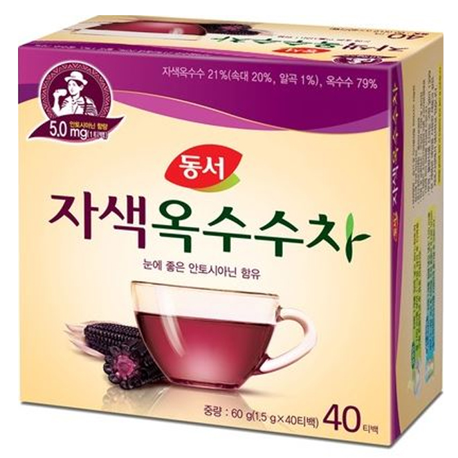 (로켓배송)동서 자색옥수수차, 1.5g, 40개입 추천해요