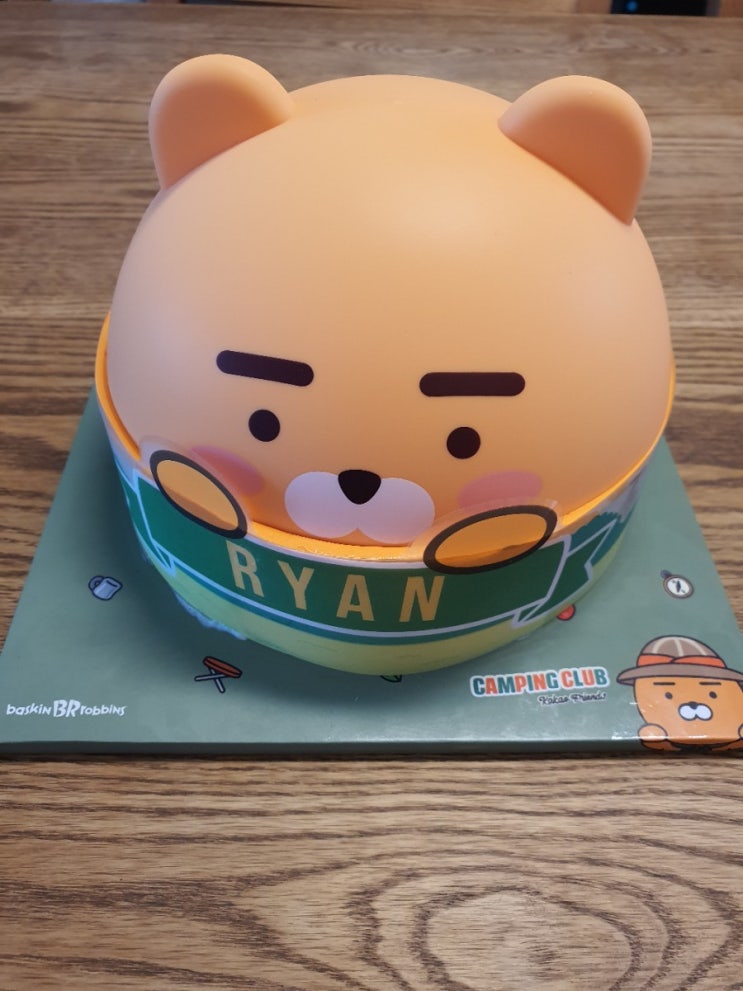  우리딸 생일축하해~ / 베스킨라빈스 라이언케익