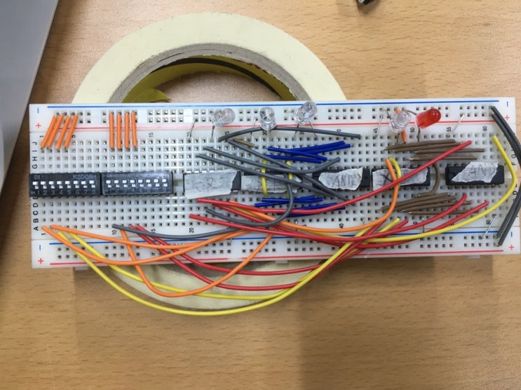  4bit adder (4bit 이진법 가산기)