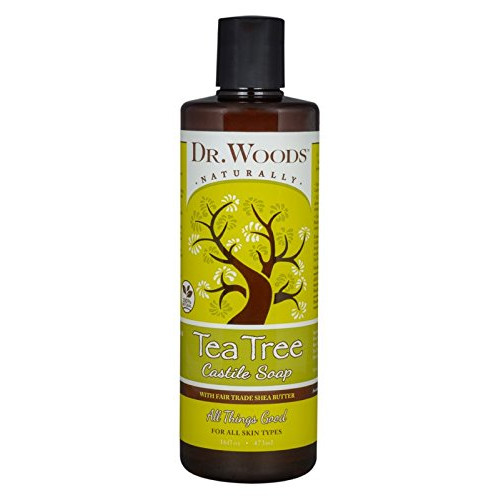 Dr. Woods Pure Tea Tree Castile Soap with Organic Shea Butter 16 Ounce, Size = 16 Ounce, 본문참고, 본문참고 추천해요
