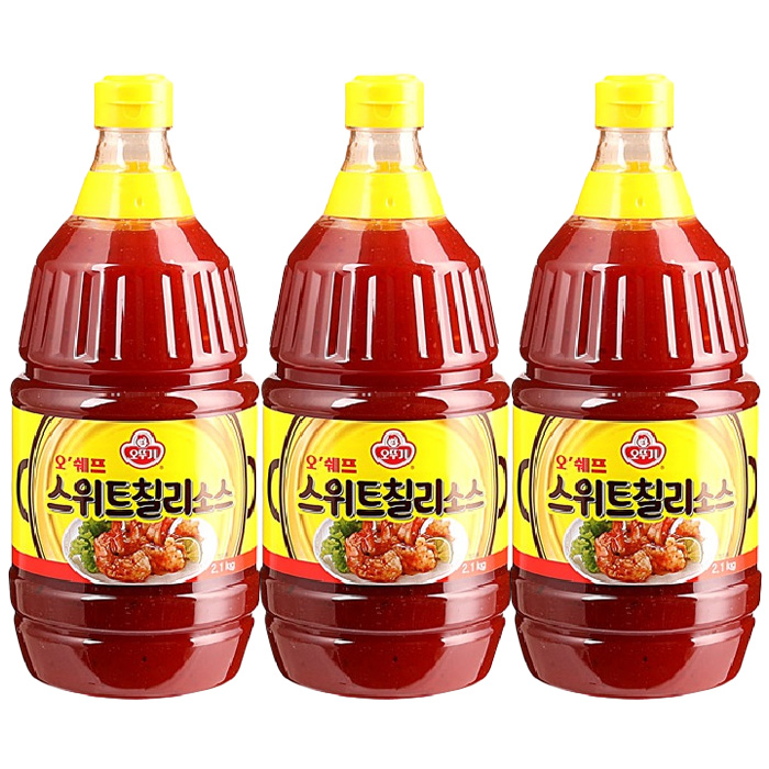 (로켓배송)오뚜기 오쉐프 스위트 칠리소스, 2.1kg, 3개 추천해요 (로켓배송)오뚜기 오쉐프 스위트 칠리소스, 2.1kg, 3개 추천해요