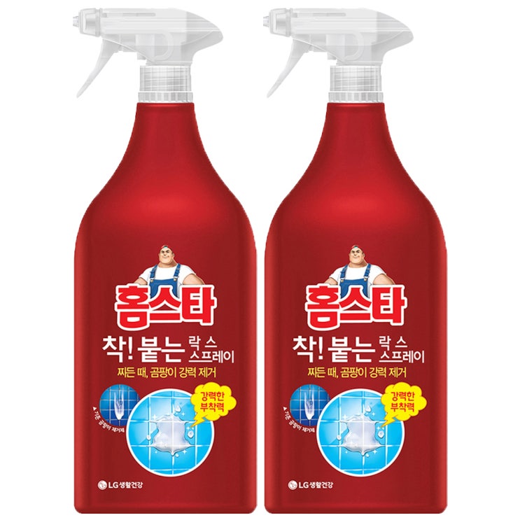 홈스타 착 붙는 락스 스프레이, 480ml, 2개 추천해요