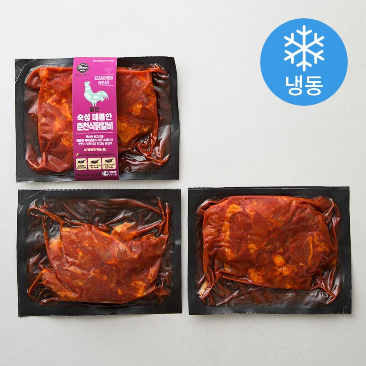 (로켓배송)올반 숙성 춘천식 매콤닭갈비 (냉동), 180g, 3개 가격정보 (로켓배송)올반 숙성 춘천식 매콤닭갈비 (냉동), 180g, 3개 가격정보