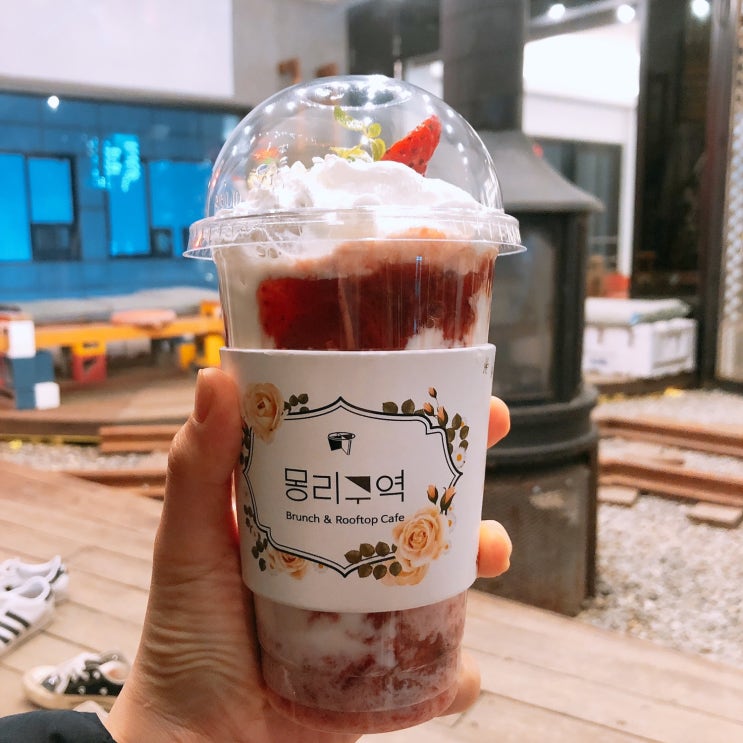  <부천대카페, 부천역카페>감성루프탑 카페 "몽구리역" 힐링카페