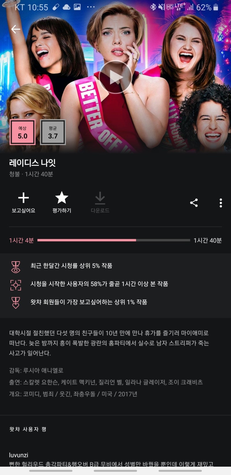 왓챠FIVE 시리즈 1편 / 왓챠추천 / 주말에 몰아보는 코미디 영화 추천 (스포살짝) : 네이버 블로그, image size:800x1644