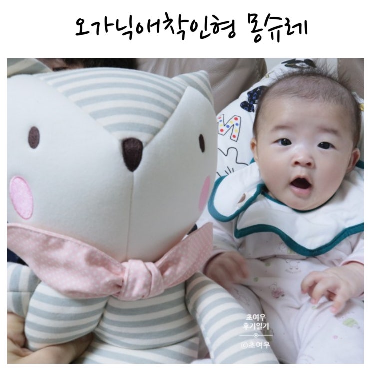  아기백일선물 몽슈레 유기농애착인형