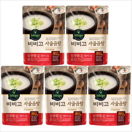  인기짱 꿀템 비비고 사골곰탕500gx5개 1개 확인하고 결정하세요!