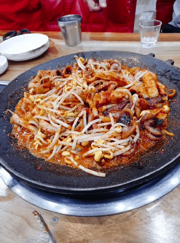  목포 상동 맛집 신쭈꾸미목포점에서 탱탱하고 매콤한 쭈꾸미삼겹살