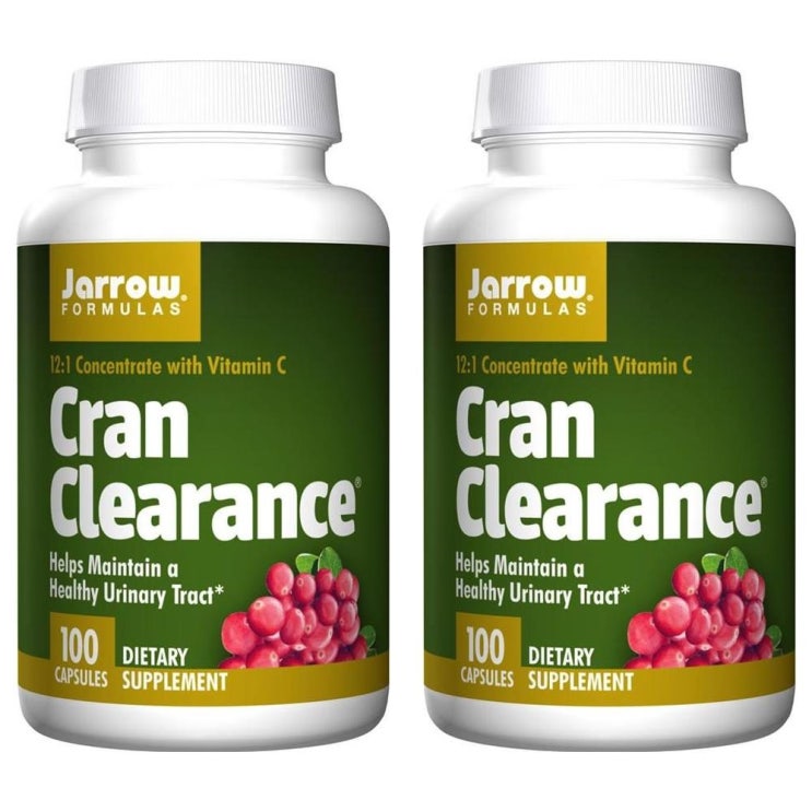 Jarrow 자로우 크랜 클리어런스 Cran Clearance 100캡슐 2팩 추천해요 Jarrow 자로우 크랜 클리어런스 Cran Clearance 100캡슐 2팩 추천해요