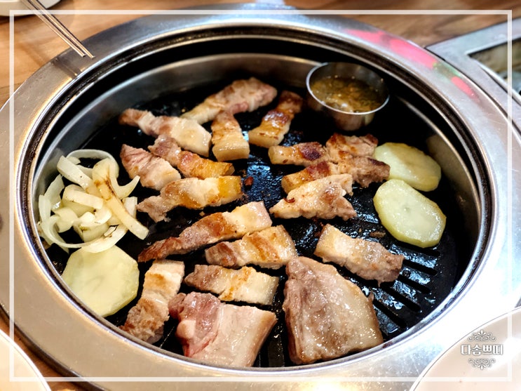  성포동 삼겹살맛집 가족외식 쫄깃쫄깃한 제주오겹살