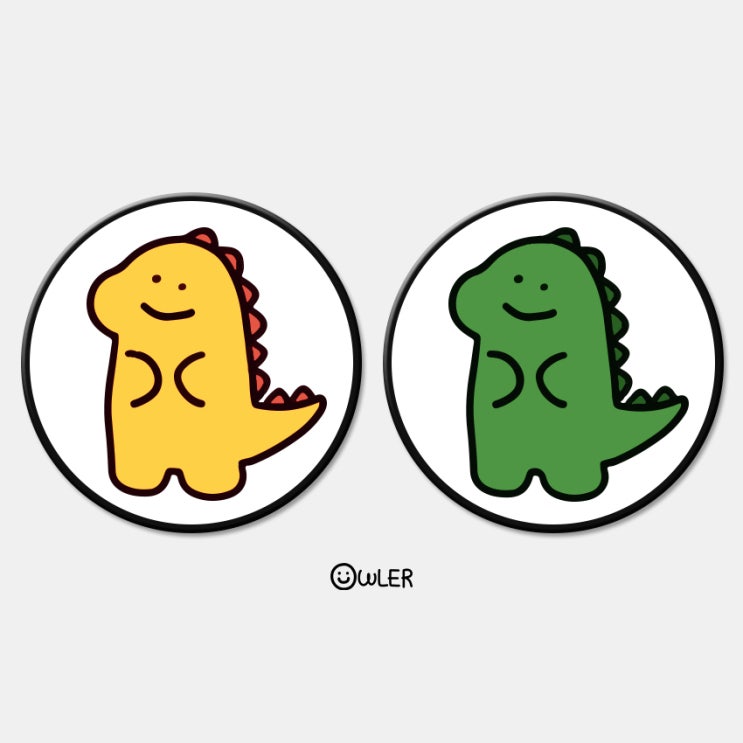  [찬스] 아울러마켓 공룡 유광 그립 스마트톡 거치대 특템해요! 