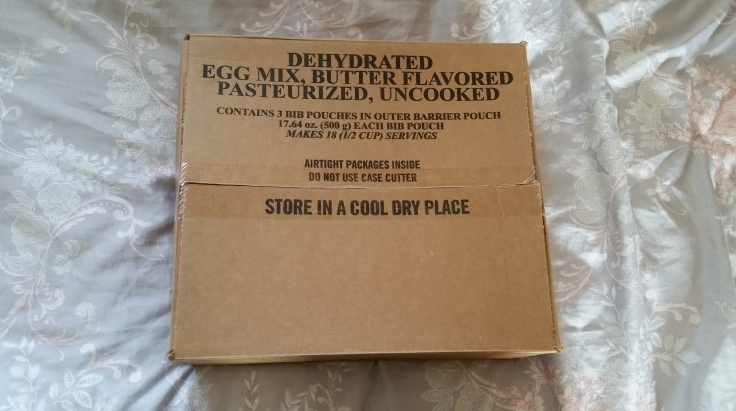 DEHYDRATED EGG MIX, BUTTER FLAVORED