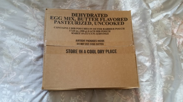  DEHYDRATED EGG MIX, BUTTER FLAVORED