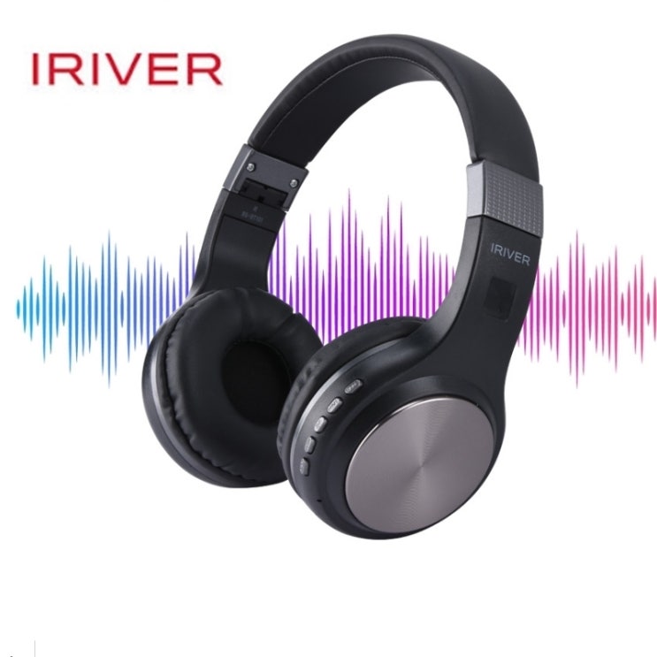  득템해요!  IRIVER 아이리버50 블루투스 헤드폰BSBT101 최대거리 20M 블랙  판매 쇼핑몰