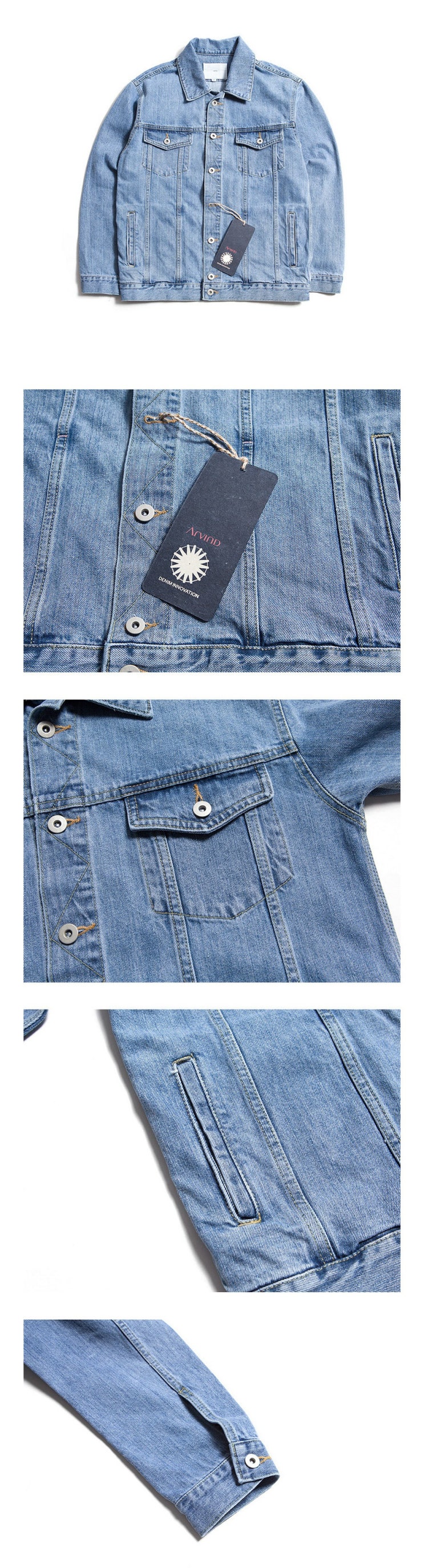  오버사이즈 데님 자켓 Oversized Denim Jacket [Light blue]