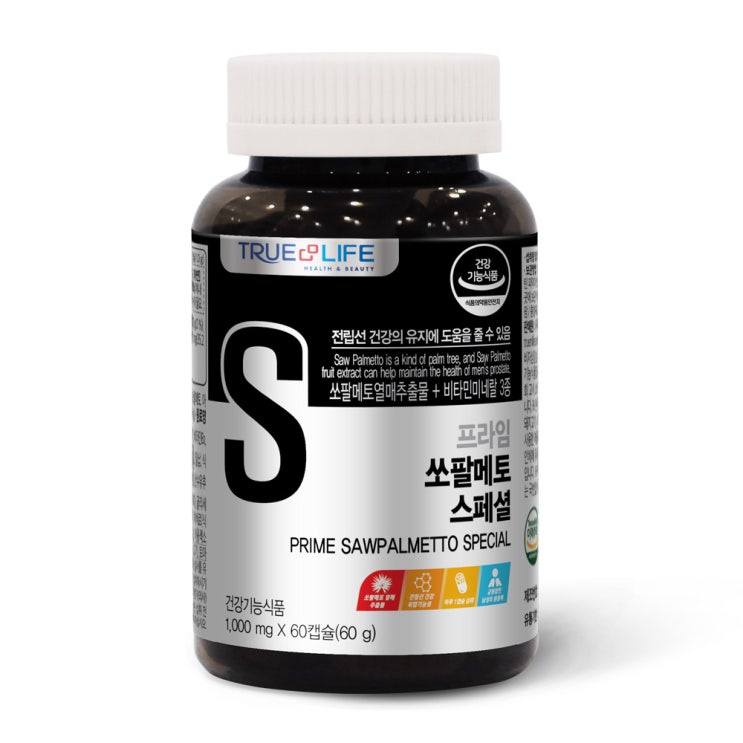  [핫딜세일] 쏘팔메토 [ 트루앤라이프 프라임 쏘팔메토 스페셜 60g 1개 ]