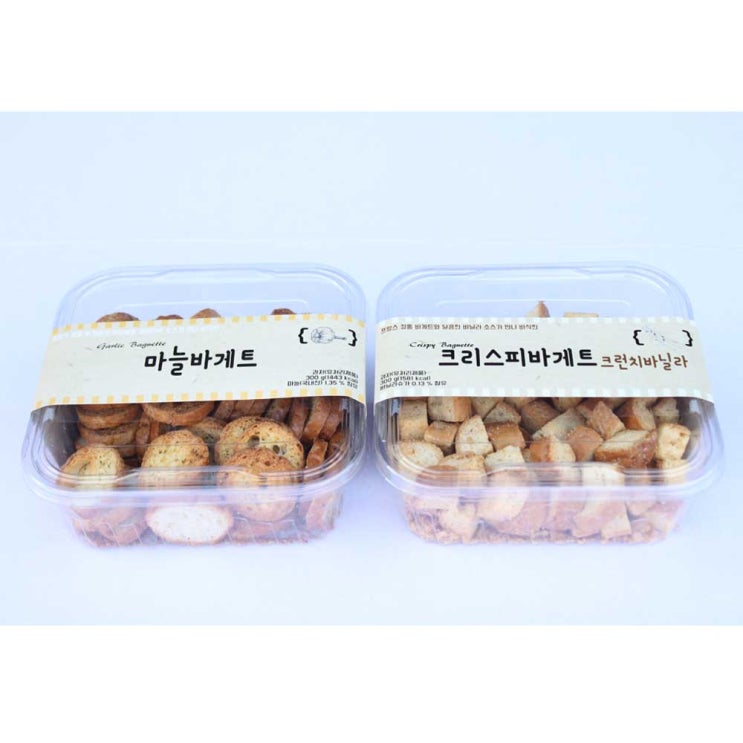 마늘빵집(1+1) 마늘바게트 300 +크리스피바게트 300g, 2개 추천해요