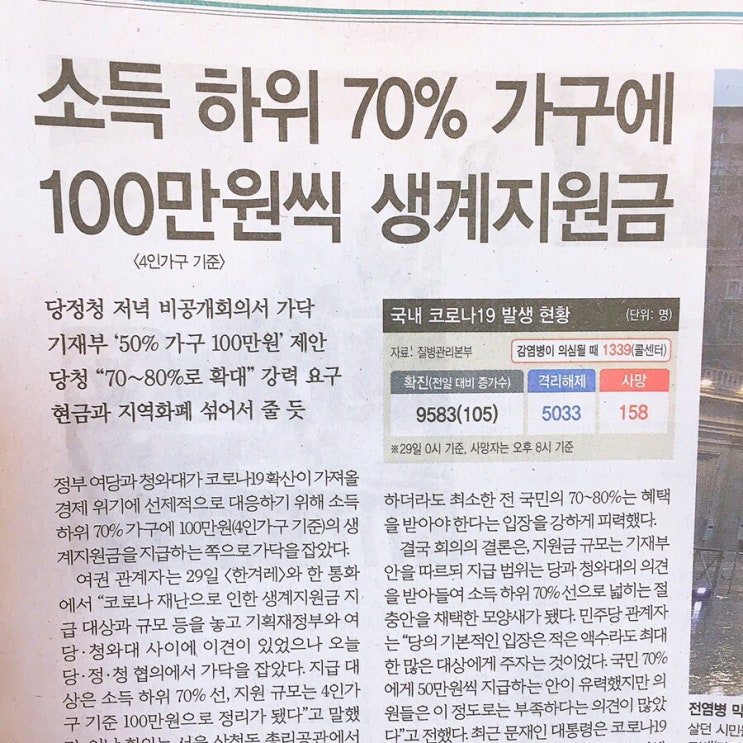  광주 긴급생계자금지원 /신청방법/4인기준 비용