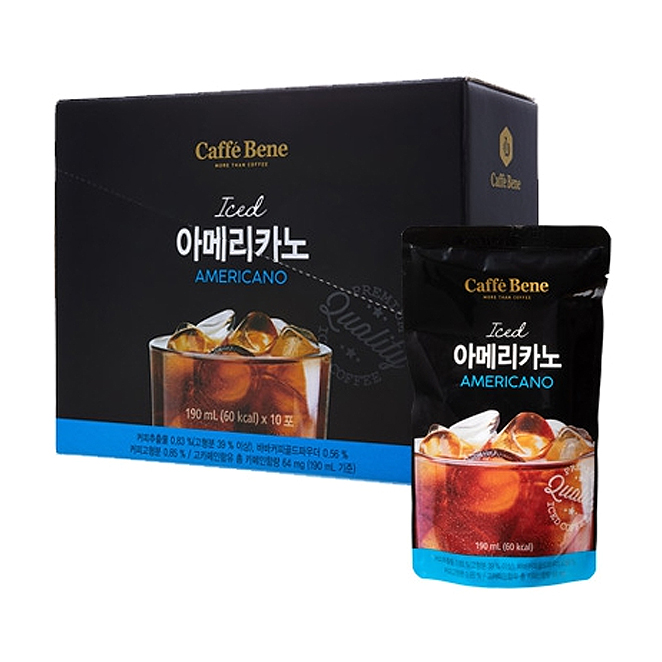 (로켓배송)카페베네 커피 파우치 아메리카노, 190ml, 10개 추천해요 (로켓배송)카페베네 커피 파우치 아메리카노, 190ml, 10개 추천해요