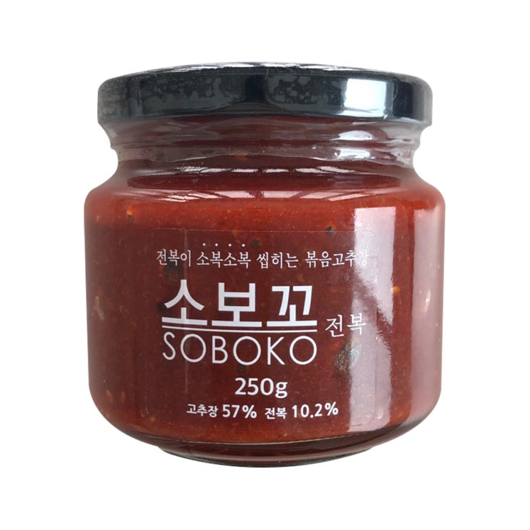 (로켓배송)소보꼬 전복 볶음고추장, 250g, 1개 추천해요 (로켓배송)소보꼬 전복 볶음고추장, 250g, 1개 추천해요