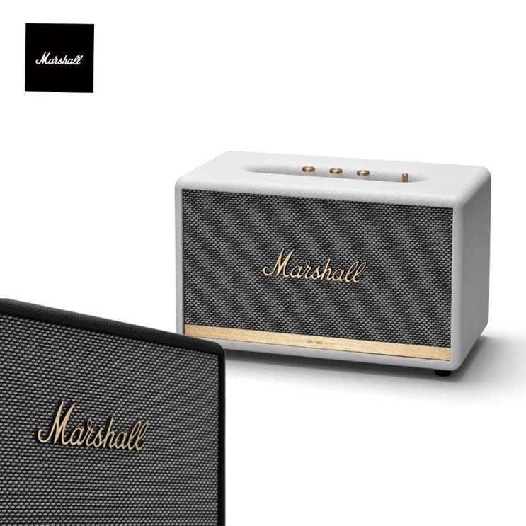  [찬스] 마샬 스탠모어2 Marshall STANMORE II 블루투스 5.0 aptX 스피커 독일직배송, 블랙 특템해요! 