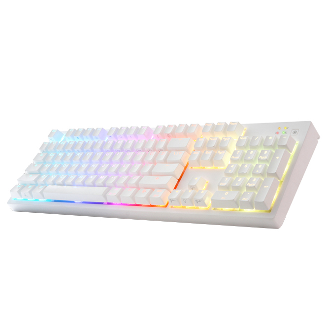   [특가정보] 게이밍키보드 [ 앱코 HACKER 무접점 RGB PBT 방수 프리미엄 게이밍키보드 K995P V3 화이트 ]