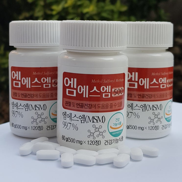  [뜨는상품][핫한상품][두루원] 고순도 MSM 식이유황 5병시 6병 8병시 10병 엠에스엠500, 1병, 60g 제품을 소개합니다!!