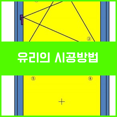 유리의 시공방법 유리의 시공방법