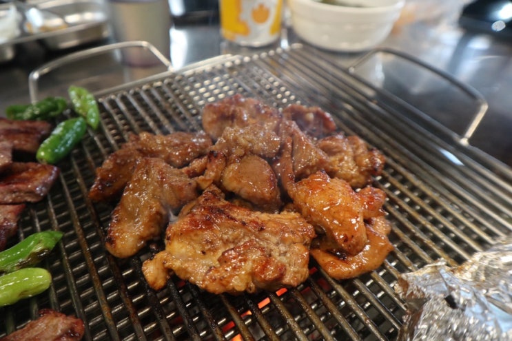  구월동 고기집 골목집연탄돼지갈비 인천예술회관 맛집 추천