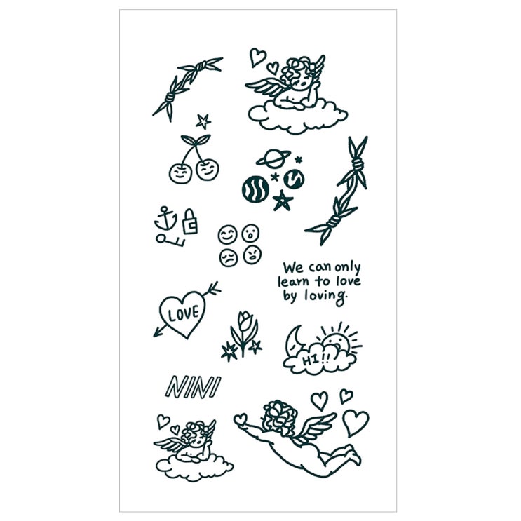 (로켓배송)타티스트 TATTIST PRO 타투 스티커, NINI Just Happy, 1개 추천해요 (로켓배송)타티스트 TATTIST PRO 타투 스티커, NINI Just Happy, 1개 추천해요