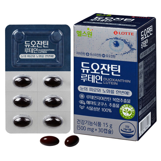 (로켓배송)롯데헬스원 듀오잔틴 루테인 30정, 15g, 1개 추천해요 (로켓배송)롯데헬스원 듀오잔틴 루테인 30정, 15g, 1개 추천해요