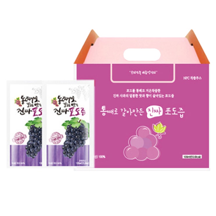 (로켓배송)통째로 갈아만든 포도즙 일반파우치, 100ml, 50개 추천해요 (로켓배송)통째로 갈아만든 포도즙 일반파우치, 100ml, 50개 추천해요
