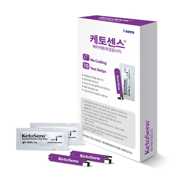 케어센스 듀얼(CareSenS Dual) 케톤시험지 30매, 3팩, 10매 추천해요