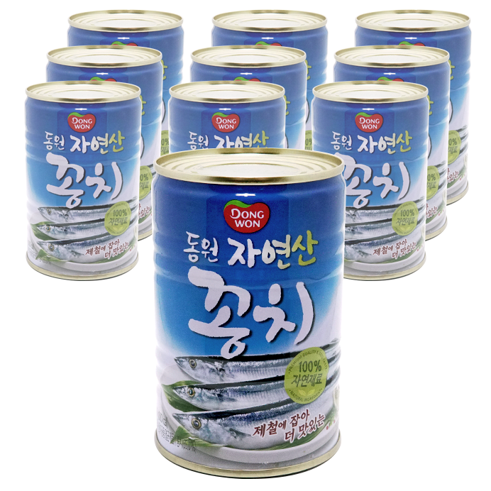 동원 자연산꽁치 400g(10개), 400g, 10개 추천해요